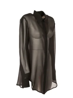 Nineminutes CA-0003-THEUPGEORGETTE BLACK Sale