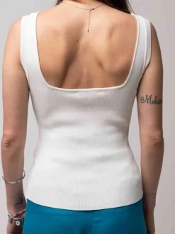 Maria Vittoria Paolillo ELIZABETH TOP BIANCO Best