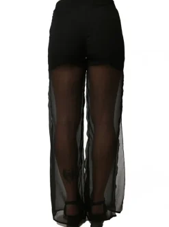 A ME PANTALONE SETA NERO Clearance